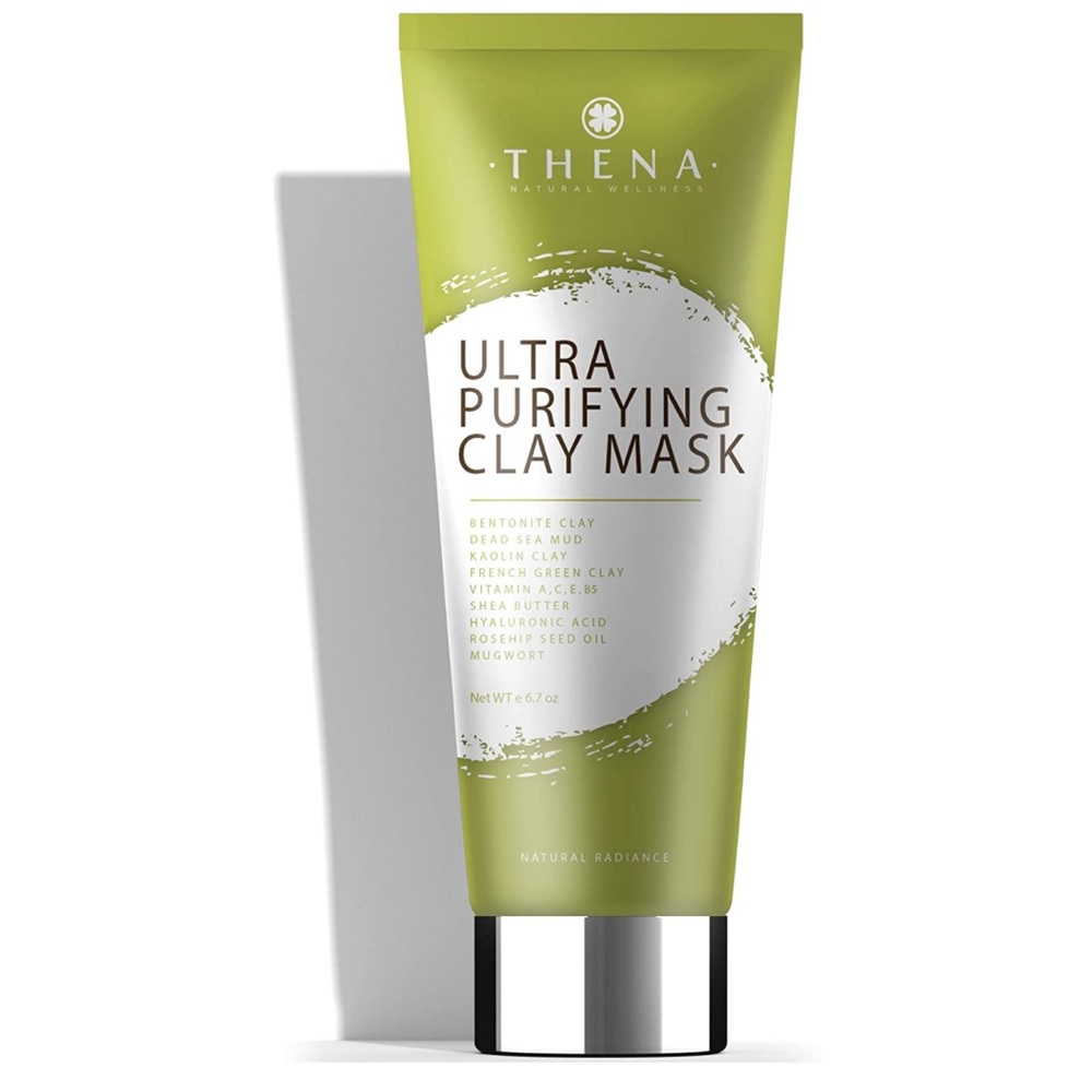 Ultra Purifying Clay Face Mask With Anti aging Collagen Hyaluronic Acid Retinol